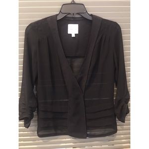 Urban Outfitters Sheer Tuxedo Blazer